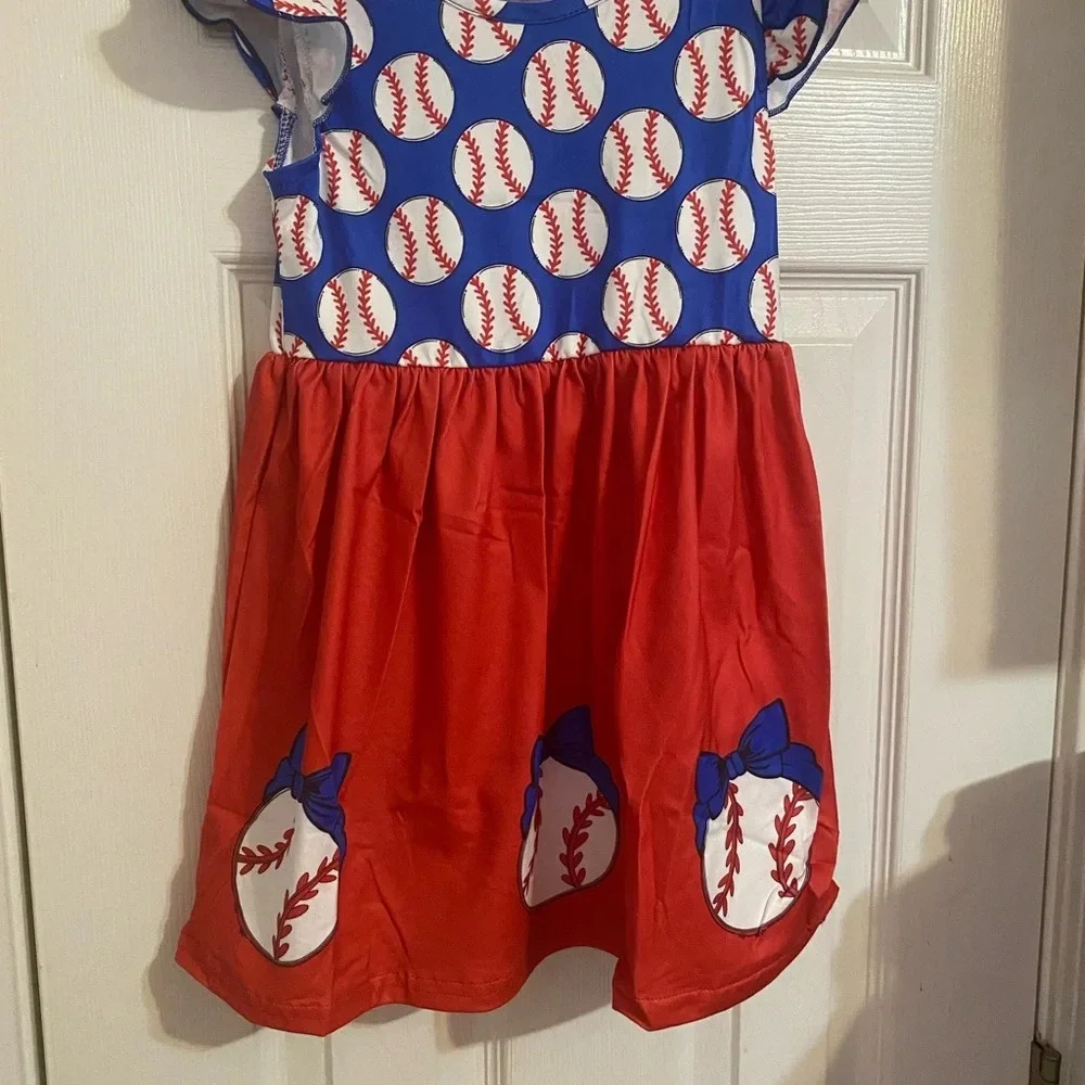 New Girl’s Baseball Dress